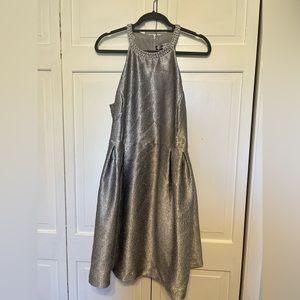Silver J-Lo Dress